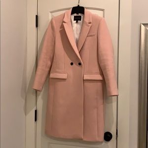 Banana Republic Pink Wool Coat